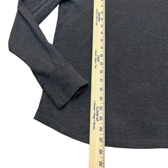 Y2K Abercrombie And Fitch Mens Muscle Sweater Medium Dark Gray Fitted Preppy - Picture 6 of 7